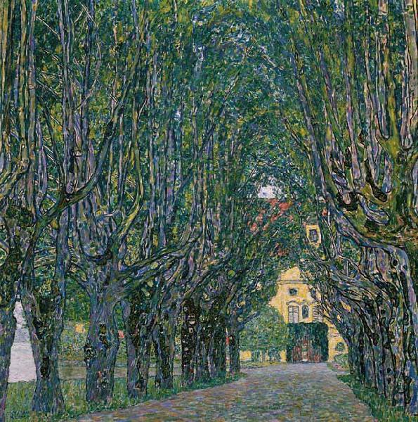 Gustav Klimt Avenue in the Park of Schloss Kammer oil painting picture